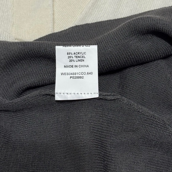 DISSH Women’s Charcoal Long Sleeve Top Size XXL NWT - Picture 11 of 12